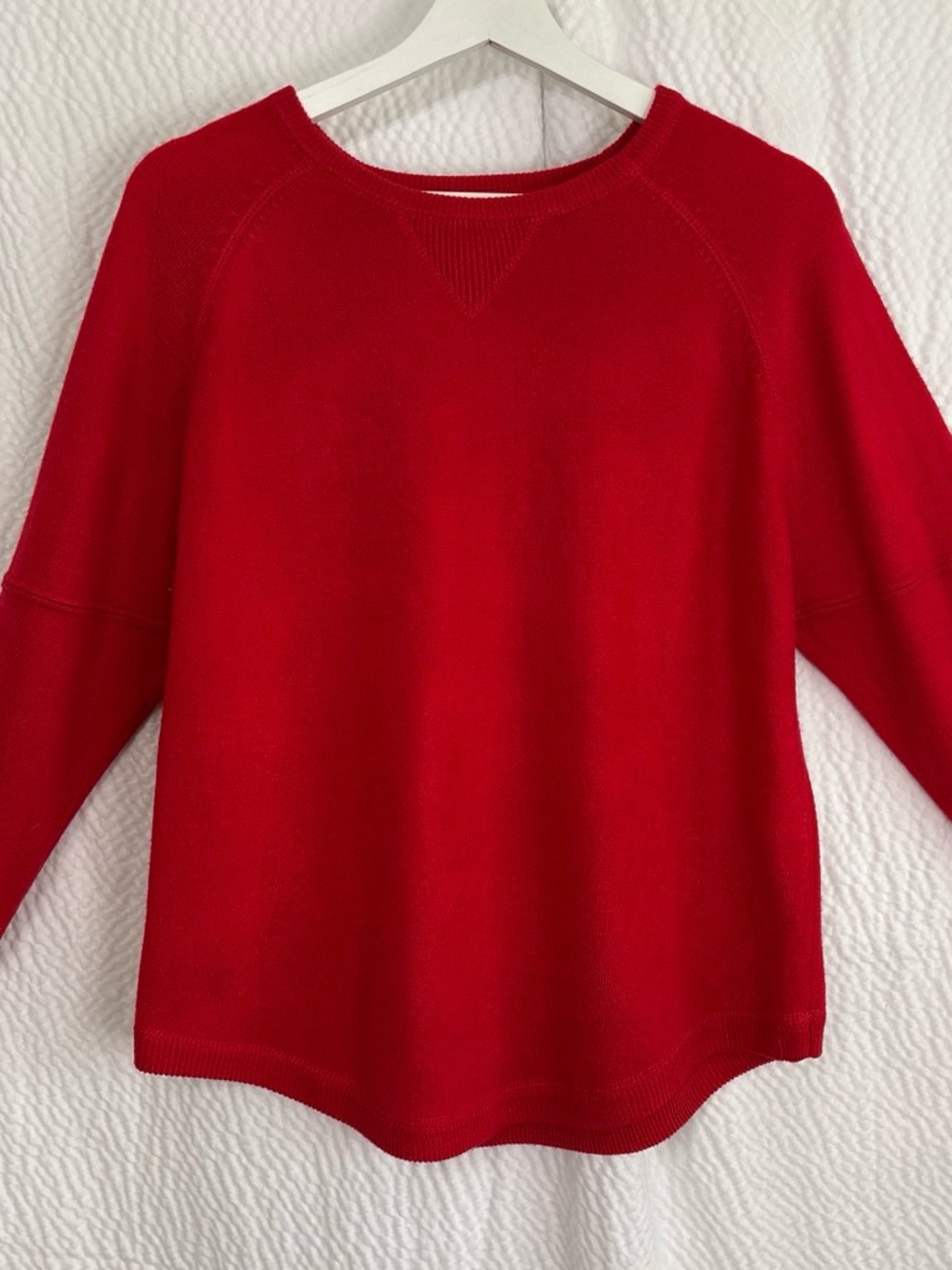 Sweet Romeo Vibrant Red Crewneck Sweater